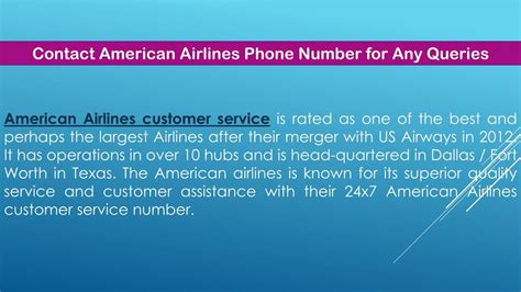 Something About American Airlines Customer Service Phone Number American Airlines Student