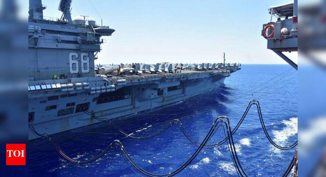 South China Sea News Us Aircraft Carriers Return To South China Sea Amid Rising Tensions World News Times Of India