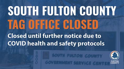 South Fulton County Tag Office Closed Due To Safety Protocol Atlanta Tribune South Fulton County Tag Office Closed Due To Safety Protocol Atlanta Tribune