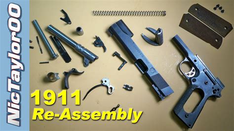 Springfield Armory Colt 1911 Disassembly Cleaning Amp Assembly Youtube