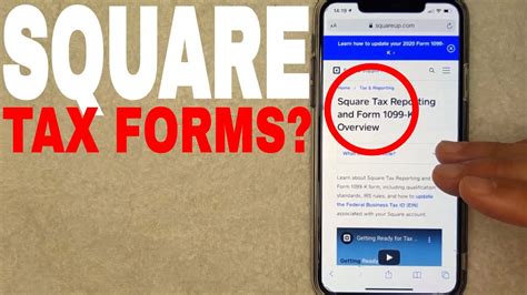 Square Tax Forms