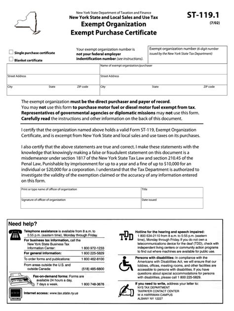 St 119 1 Form Exempt Fill Out Printable Pdf Forms Online St 119 1 Form Exempt Fill Out Printable Pdf Forms Online
