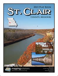 St Clair County Missouri 2023 Wall Map Mapping Solutions