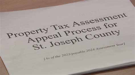 St Joseph County Assessor Hosts Property Tax Appeals Meetings