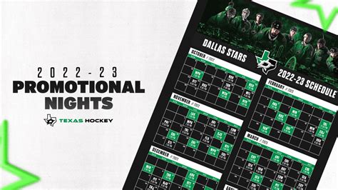 Stars Announce Promotional Schedule For 2022 23 Season Dallas Stars