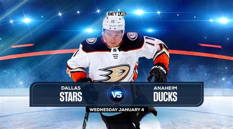 Stars Vs Ducks Prediction Preview Odds And Picks Jan 04