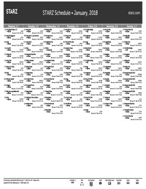 Understanding the Importance of the starz schedule for Seamless Streaming