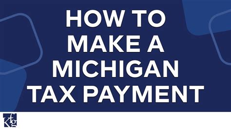 State Of Michigan Tax Payment
