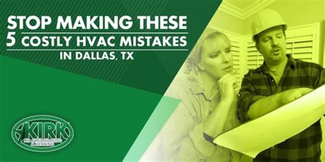 Stop Making These 5 Costly Hvac Mistakes In Dallas Tx