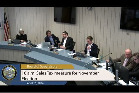 Supervisors Want To Lift Sales Tax Cap