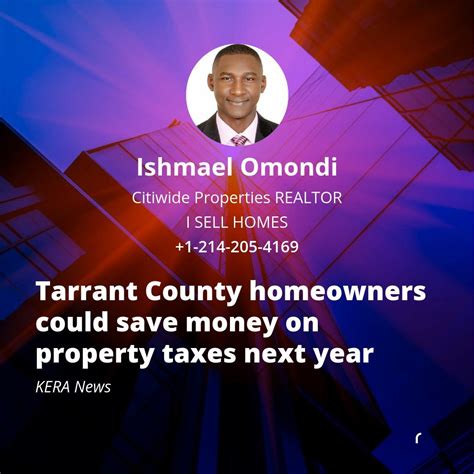 Tarrant County Homeowners Could Save Money On Property Taxes Next Year Kera News Tarrant County Homeowners Could Save Money On Property Taxes Next Year Kera News