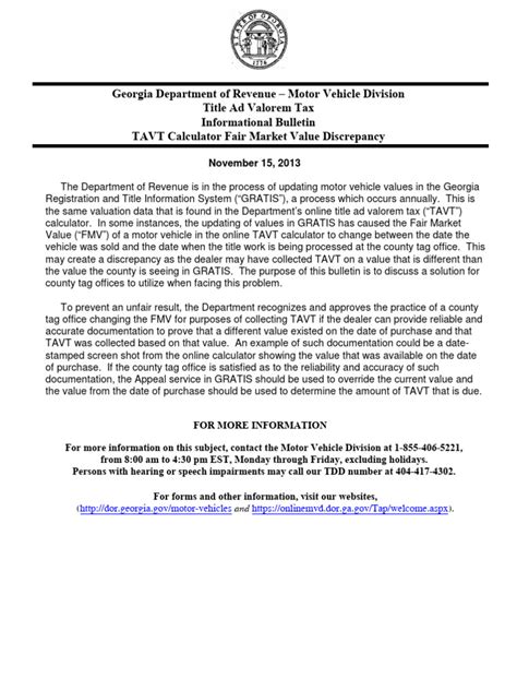 Tavt Tax Calculator Fmv Dealer Guide Georgia Independent Auto Dealer Association Tavt Tax Calculator Fmv Dealer Guide Georgia Independent Auto Dealer Association