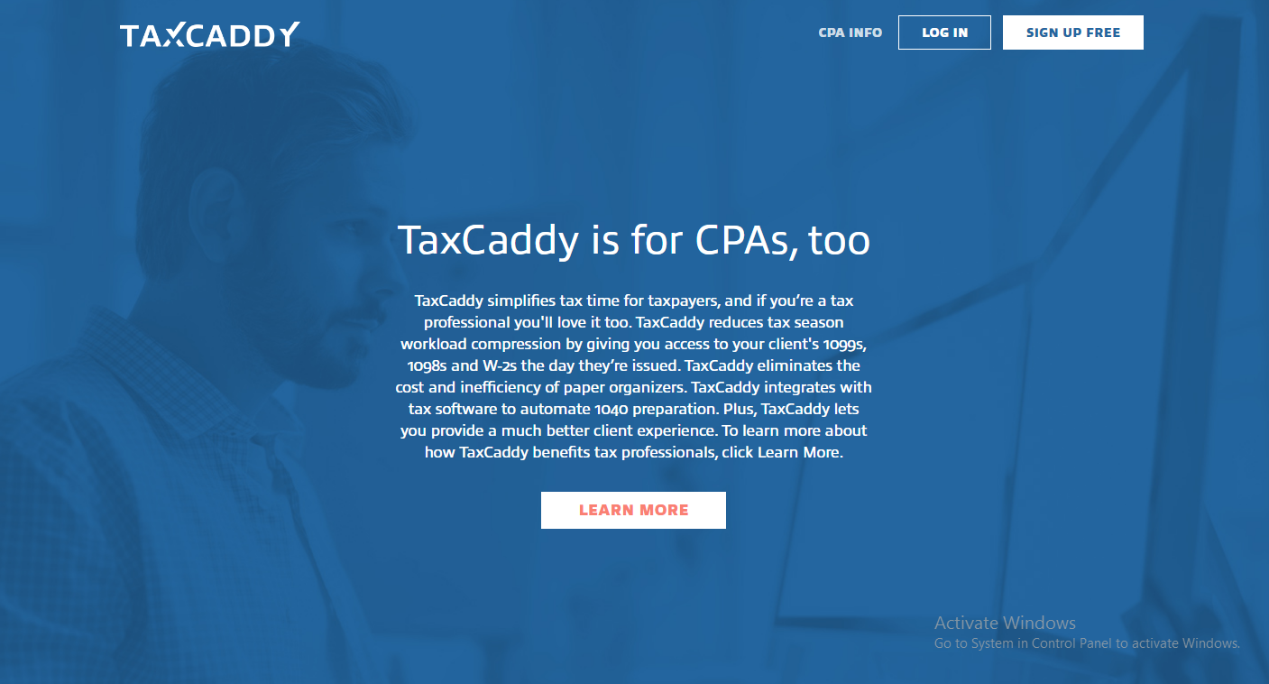 Tax Caddy Login