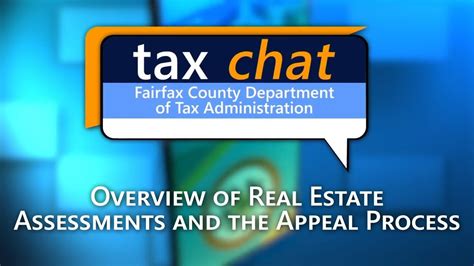 Tax Chat Overview Of Real Estate Assessments And The Appeal Process