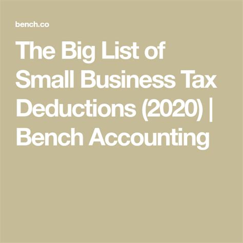 Tax Deductions For Therapists Bench Accounting Bench Accounting