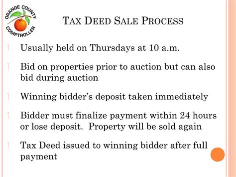 Tax Deed Sale