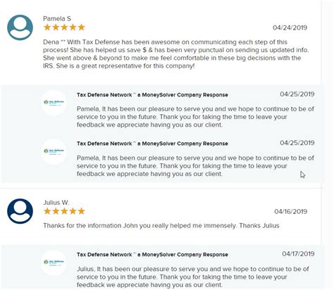 Tax Defense Network Reviews