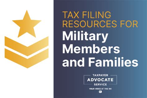 Tax Filing Related Resources For Military Members And Families Tas