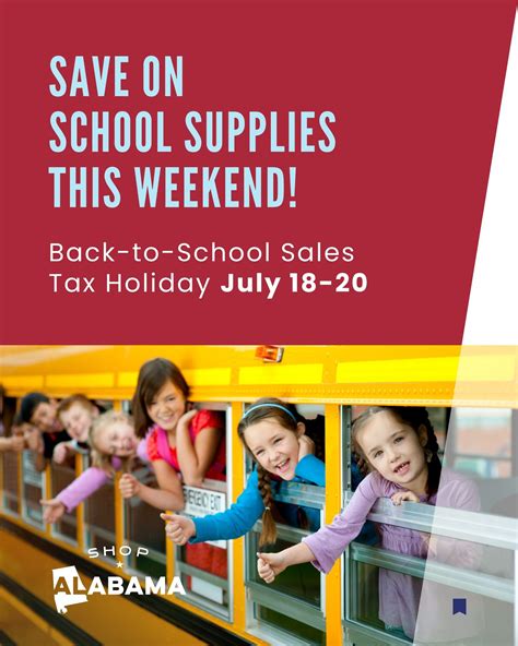 Tax Free Weekend Is Here Alabama Snag School Supplies Electronics And Clothes Without The Extra Tax July 18 21 Let The Back To School Shopping Begin Redstonefcu Rfcu Taxfree Backtoschool Schoolsupplies