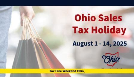 Tax Free Weekend Ohio 2025