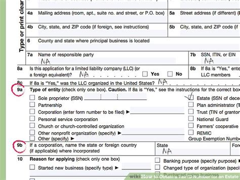 Tax Id For An Estate