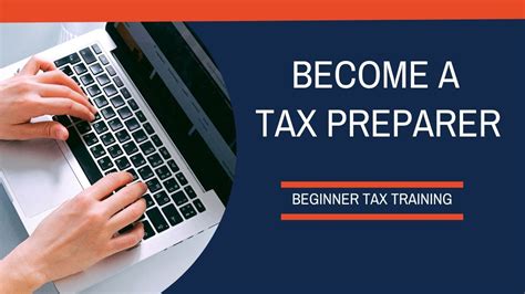 Tax Preparation Training Online