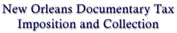 Tax Records New Orleans