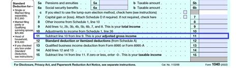 Tax Return Agi Line Number