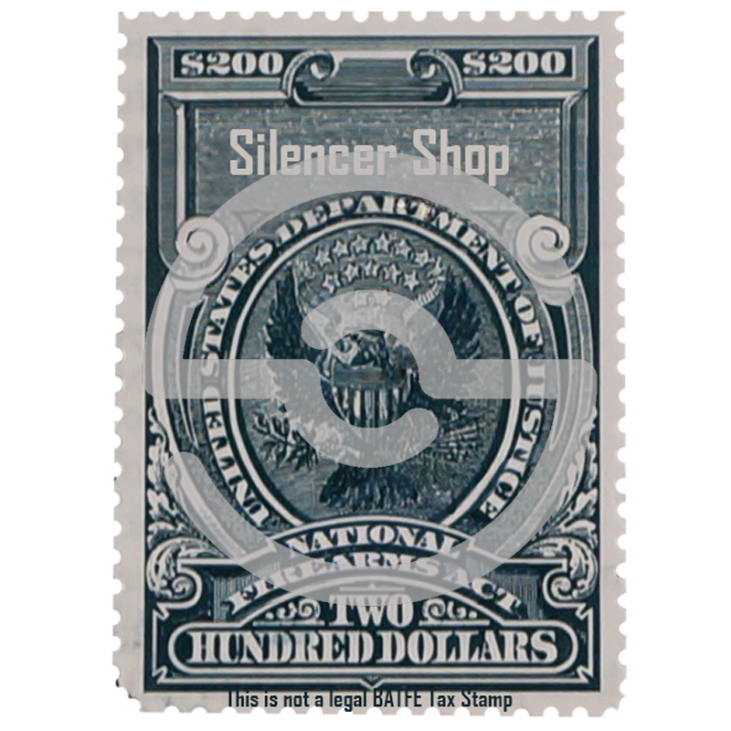 Tax Stamp For A Suppressor