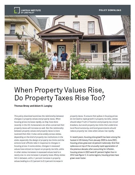 Taxes Rise As Property Values Continue To Climb Taxes Rise As Property Values Continue To Climb