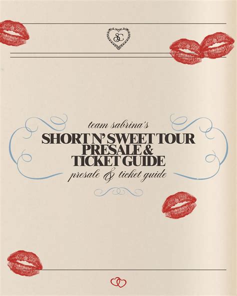 Team Sabrina Put Together A Guide For Accessing The Teamsabrina Presale You Must Rsvp For Each City You Wish To Attend As Presale Codes Are Unique To Each City You Can Only