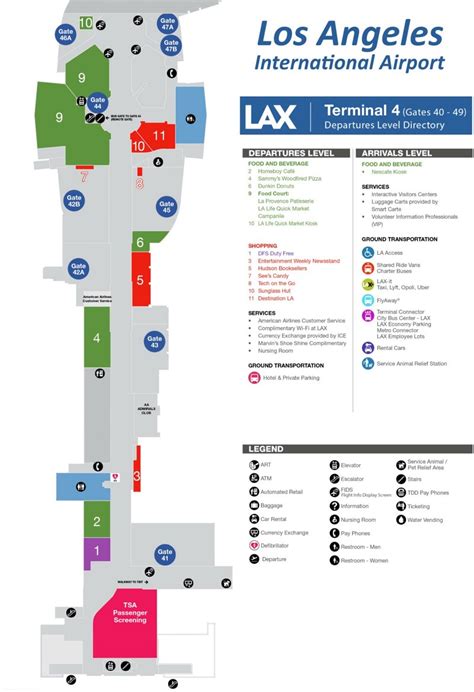 Terminal 4 Information Lax