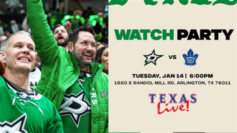 Texas Live Dallas Stars Watch Party