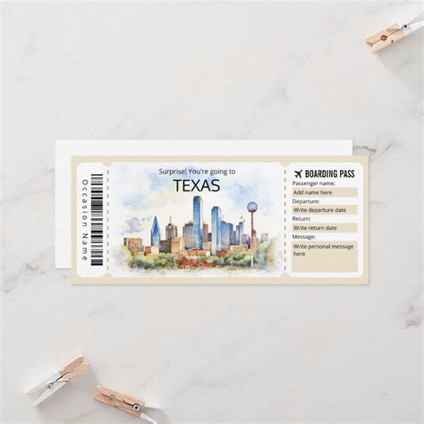 Unlock Your Dream Vacation: The Texas Plane Ticket as Your Flight Pass
