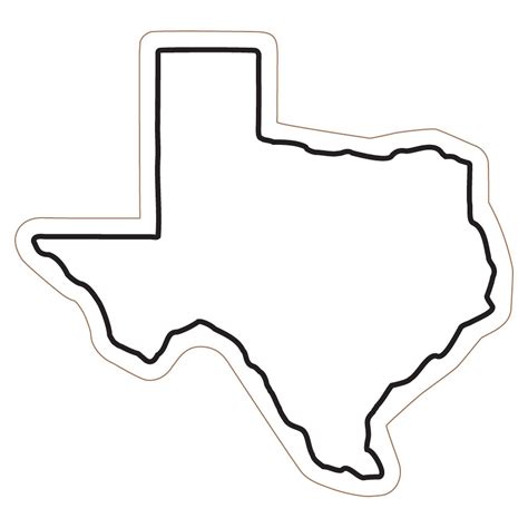 Texas State Outline Clipart Best