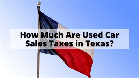 Texas Vehicle Sales Tax