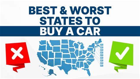 The Best And Worst States To Buy A Car In 2025 Caredge