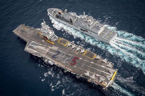 The French Aircraft Carrier Charles De Gaulle S Strike Group Has Begun Its Visit To India
