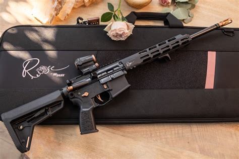 The New Sig Sauer M400 Rose Designed For Women Who Own The Range Thefirearmblog Com