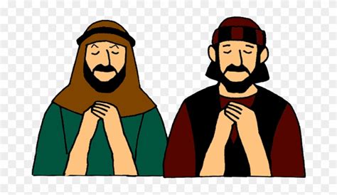 The Parable Of The Pharisee And Tax Collector Bible Free Transparent Png Clipart Images Download