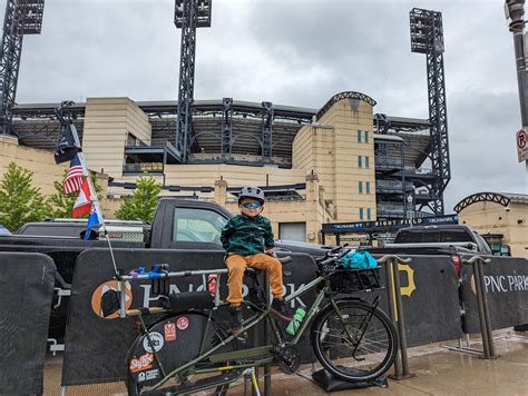 The Pittsburgh Pirates Have Three Bike Parking Spots Right At The Gate And We Take Full Advantage R Cargobike