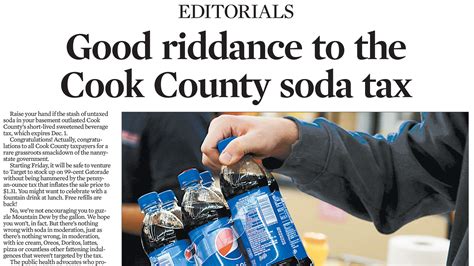 The Rise And Fall Of Cook County S Soda Tax In Board President Toni Preckwinkle S Own Words Chicago Tribune