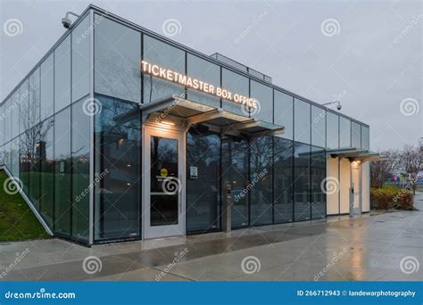 Ticketmaster Box Office With Illuminated Sign In The Rain Editorial Stock Photo Image Of King