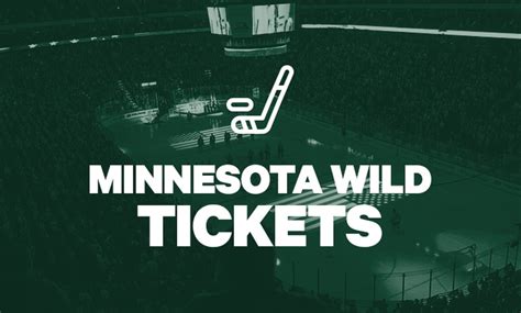 Tickets Minnesota Wild Tickets Minnesota Wild