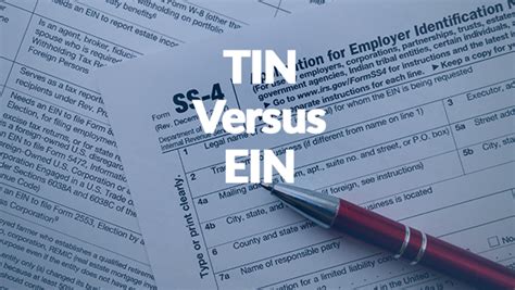 Tin Versus Ein All About Tax Id Numbers Kienitz Tax Law