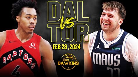 Toronto Raptors Vs Dallas Mavericks Full Game Highlights Nov 4 2022 23 Nba Season Youtube