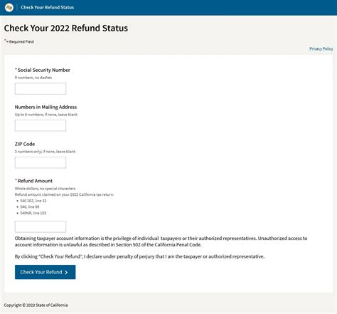 Track Your California State Refund Status Track Your California State Refund Status