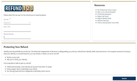 Track Your Wisconsin State Tax Refund Quick Guide Track Your Wisconsin State Tax Refund Quick Guide