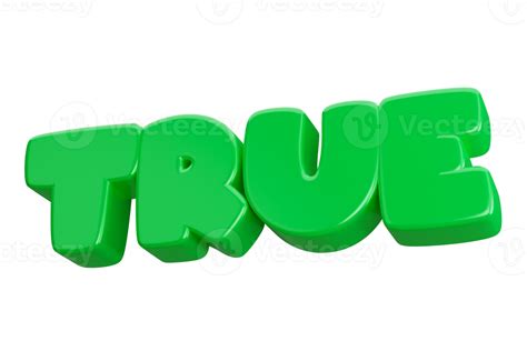 True 3D Word Text 16458256 Png