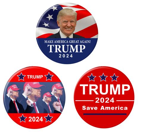 Trump Campaign Button No Ta On Tips 2 Button Set To Maga Ebay